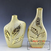 INPHIC-裝飾品 工藝品 家居擺飾 金葉瓶花瓶 簡約歐式瓷